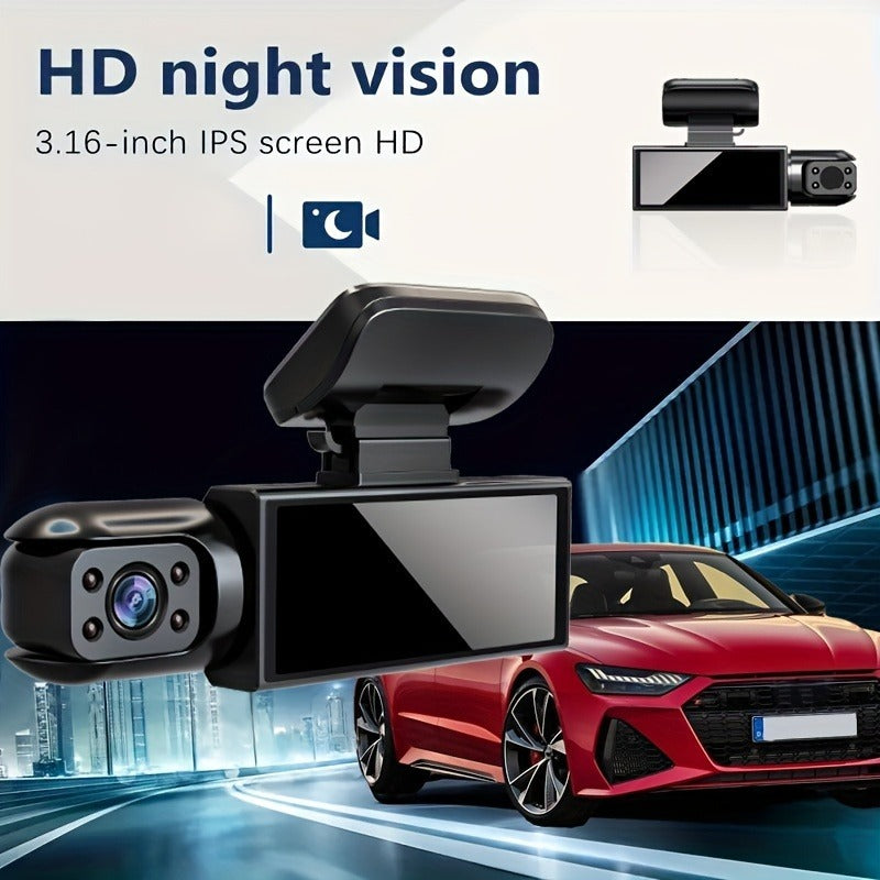 M8 Dash Cam - 32GB Memory, Auto Mode