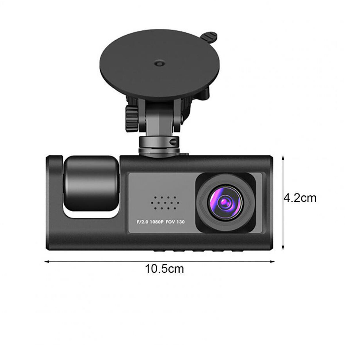 DualView Pro Dash Cam - Full HD Front & Rear Recording, Parking Mode