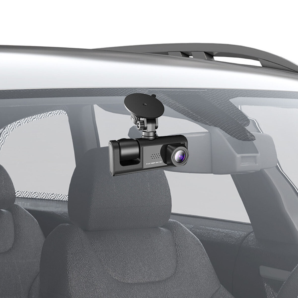 DualView Pro Dash Cam - Full HD Front & Rear Recording, Parking Mode