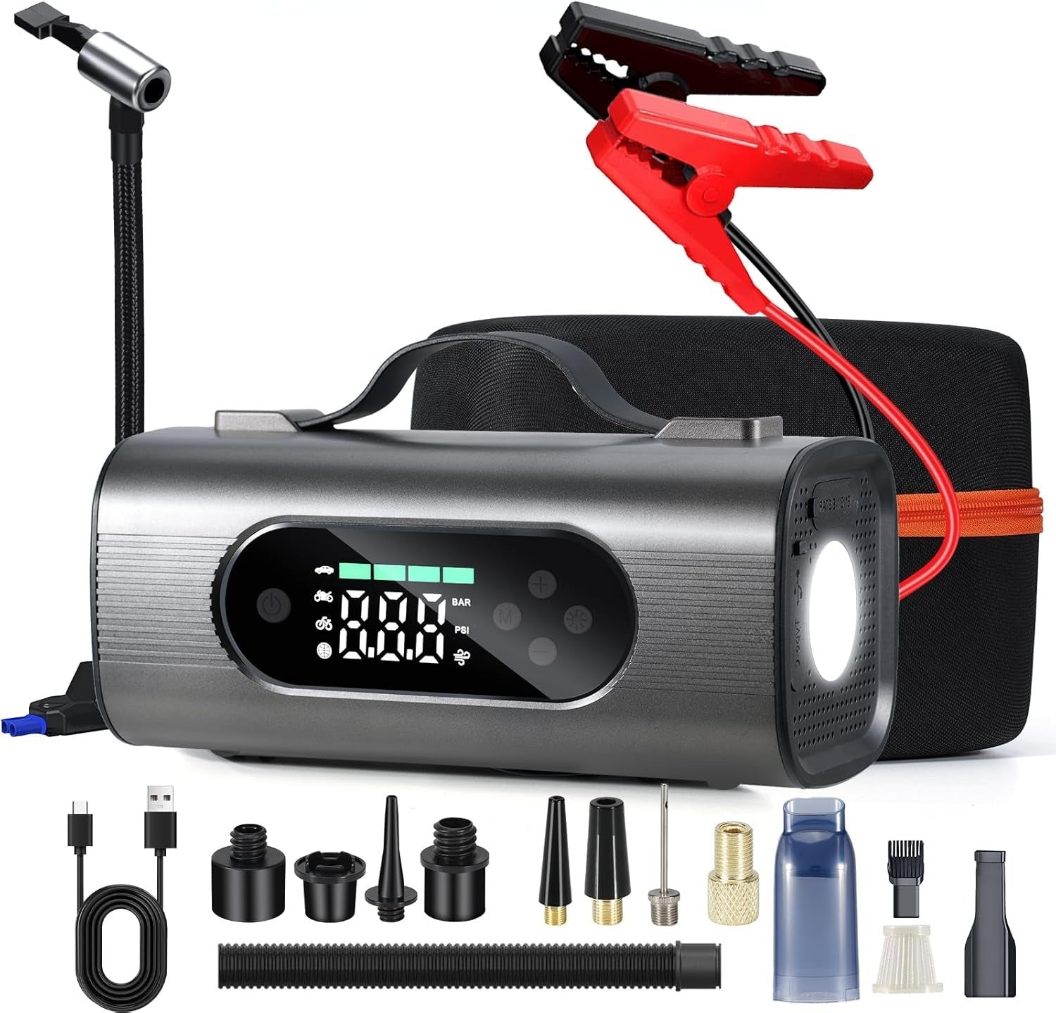 12V Jump Starter - 150 PSI Air Compressor