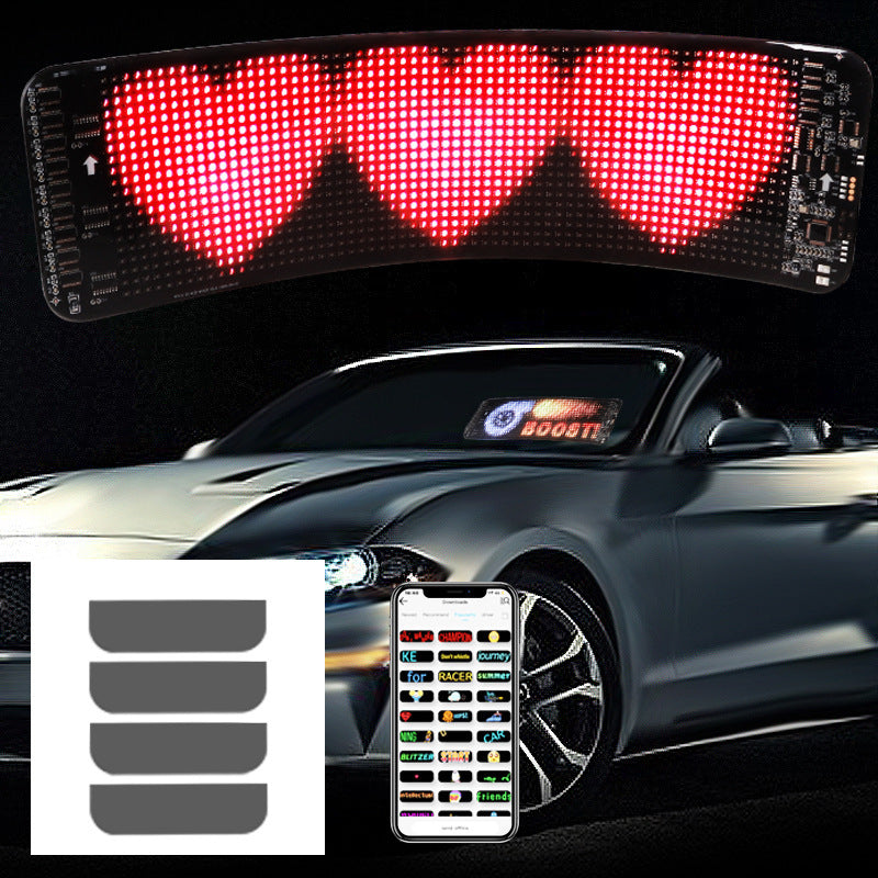 LED Car Message Display - Programmable Text Sign